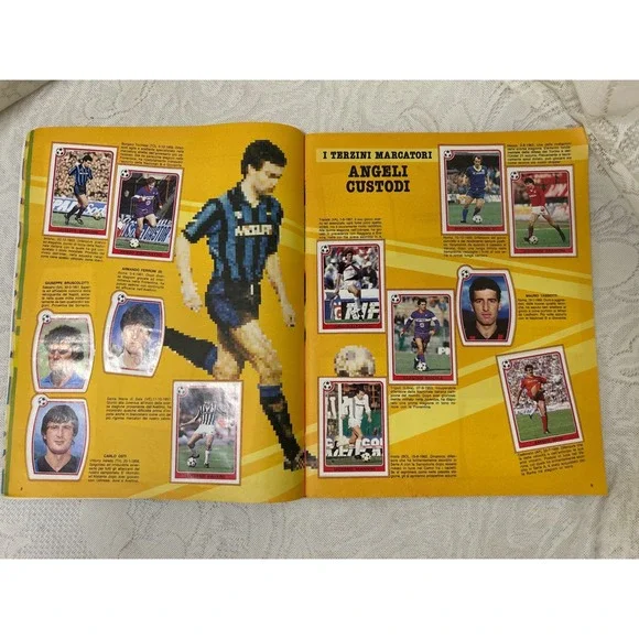 Supercalcio Campionato 1985-86 Panini Soccer Football Sticker Album Complete